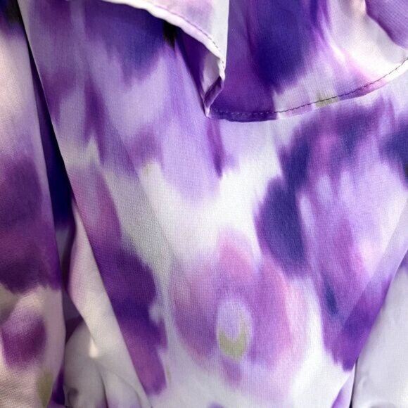 Women's Jennifer Lopez Ruffle‎ Trim Blouse Off Shoulder Top NWT - Picture 6 of 7